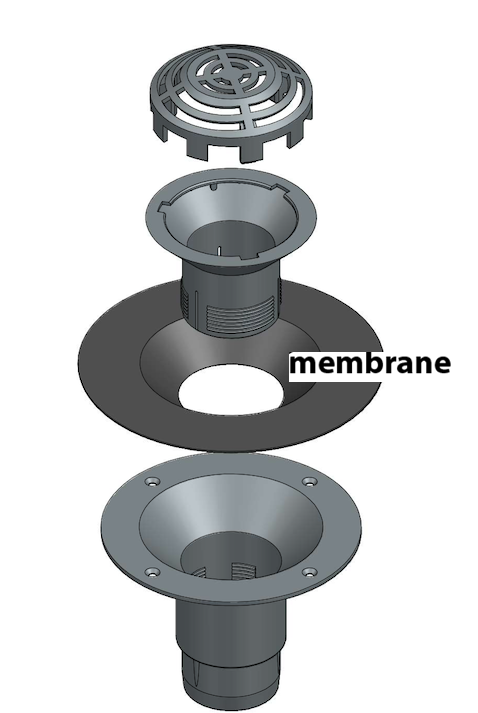 SPoutlet deconstructed showing all components